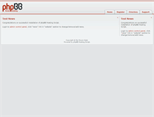 Tablet Screenshot of demo.phpbbhs.com